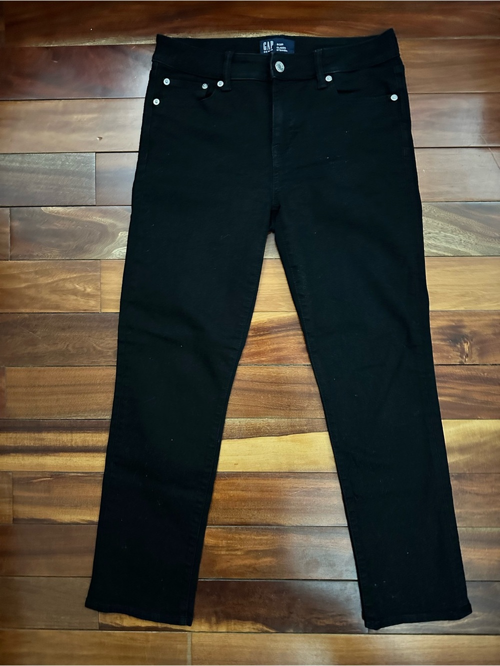Gap Black Classic Straight Jeans, 8/29